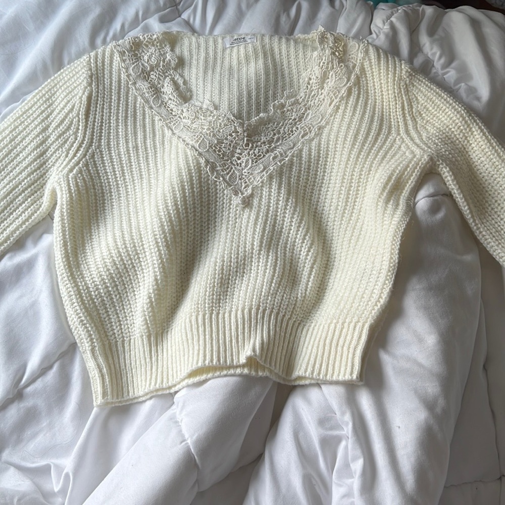 Lace sweater